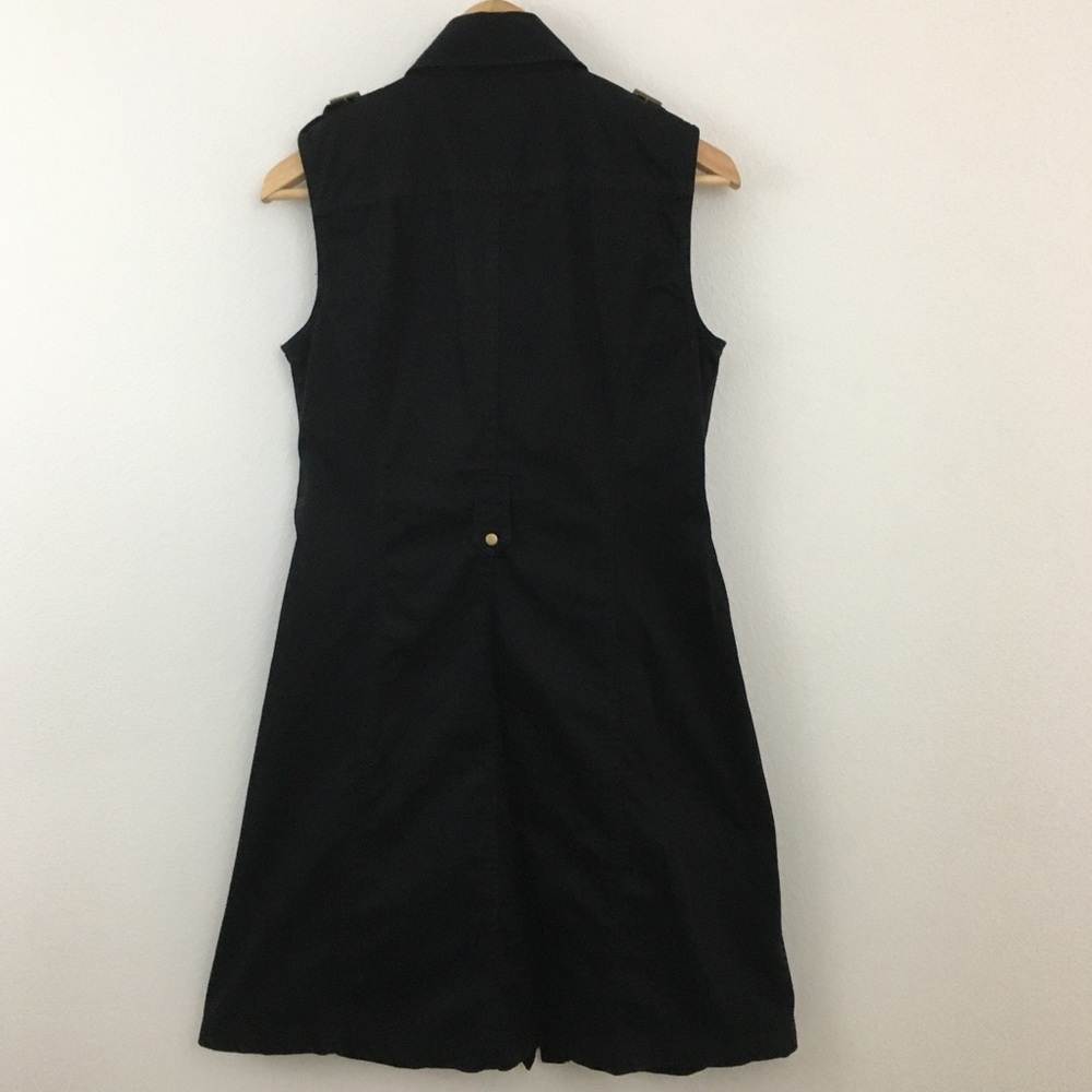 Calvin Klein | Black Sleeveless Safari Dress - Picture 6 of 8